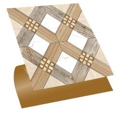 Tink Self Adhesive Wood Patterned PVC Tile Covering 016 30x30 cm