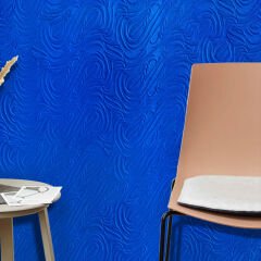 Tink 3D Kendinden Yapışkanlı Akustik Keçe Panel Dalgalı Desenli 52x97 cm 10 Adet (5 m²) - Mavi
