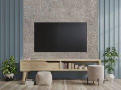 Tink 3D Kendinden Yapışkanlı Akustik Keçe Panel Dalgalı Desenli 52x97 cm 10 Adet (5 m²) - Devetüyü