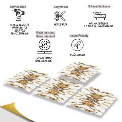 Tink Self Adhesive Marble Patterned PVC Tile 003 30x30 cm