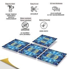 Tink Kendinden Yapışkanlı Mermer Desenli Pvc Karo 004 30x30 cm