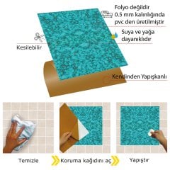 Tink Kendinden Yapışkanlı Mermer Desenli Pvc Karo 006 30x30 cm