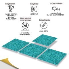 Tink Kendinden Yapışkanlı Mermer Desenli Pvc Karo 006 30x30 cm