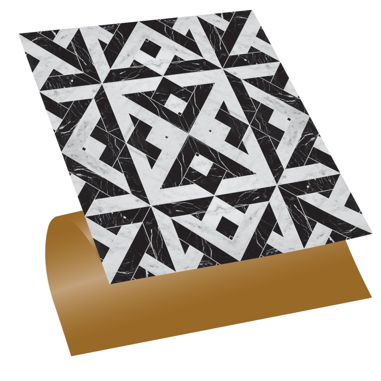 Tink Kendinden Yapışkanlı Mermer Desenli Pvc Karo 008 30x30 cm 1 m2 (11 Adet)