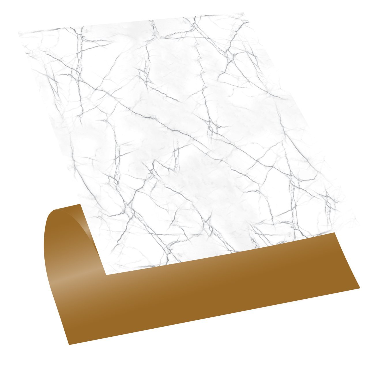 Tink Kendinden Yapışkanlı Silver Mermer Desenli Pvc Karo 30x30 cm