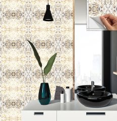 Tink Self Adhesive Marble Patterned PVC Tile 011 30x30 cm