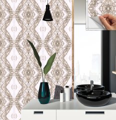 Tink Self Adhesive Marble Patterned PVC Tile 014 30x30 cm