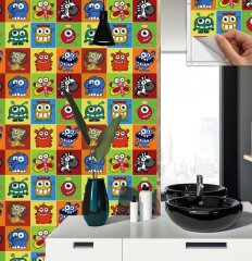 Tink Self Adhesive Tile Children Patterned 30x30 cm