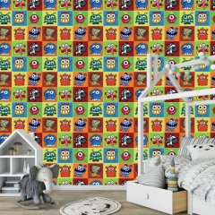 Tink Self Adhesive Tile Children Patterned 30x30 cm