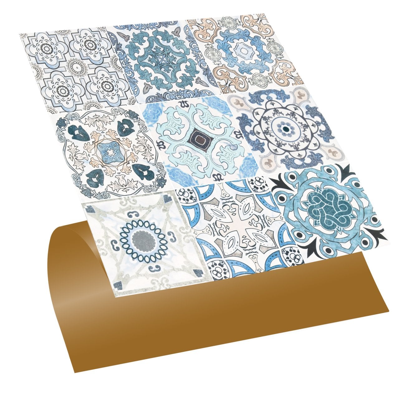 Tink Kendinden Yapışkanlı Fayans Karo Fas 4 Retro 001 30x30 cm