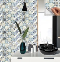 Tink Kendinden Yapışkanlı Fayans Karo Fas 4 001 30x30 cm 1 m2 (11 Adet)
