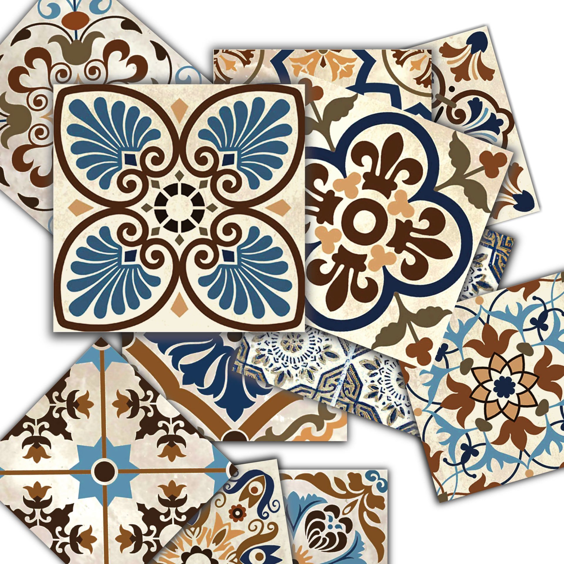 Tink Self Adhesive Mixed Moroccan Decorative Mini PVC Tile Covering
