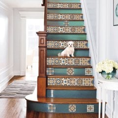 Tink Kendinden Yapışkanlı Karma Fas Dekoratif Mini Pvc Karo Kaplama