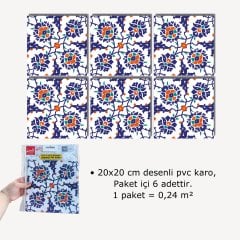 Tink Self Adhesive Tile Decorative Mini PVC Tile 10x10 CM 20 PIECE PACK