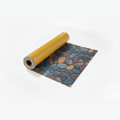 Tink Kendinden Yapışkanlı Keçe Duvar Kağıdı Renkli Taş Desenli 48x280 cm