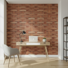 Tink Kendinden Yapışkanlı Keçe Duvar Kağıdı Örgü Desenli 48x280 cm