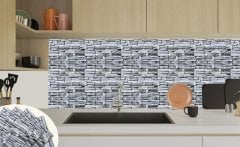 Tink Kendinden Yapışkanlı Pvc Gri Taş 30x30 cm Kaplama