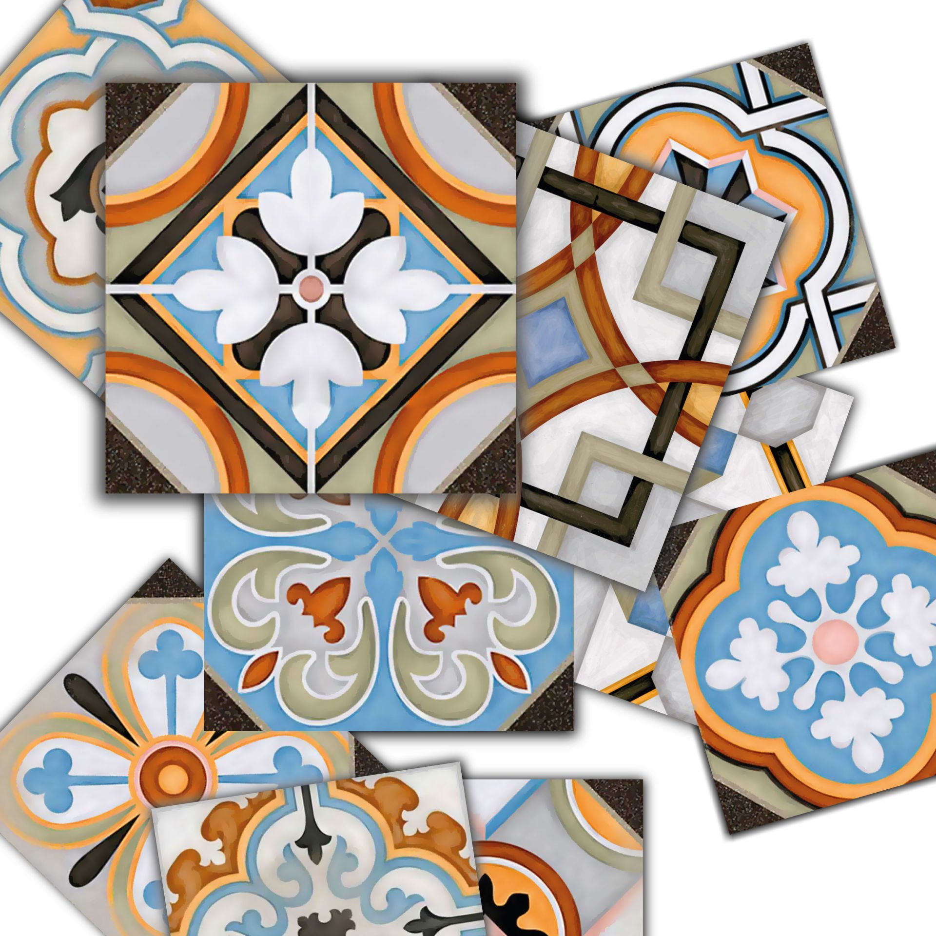 Tink Self Adhesive Moroccan 2 Decorative Mini PVC Tile Covering