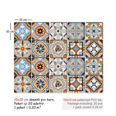 Tink Self Adhesive Moroccan 2 Decorative Mini PVC Tile Covering