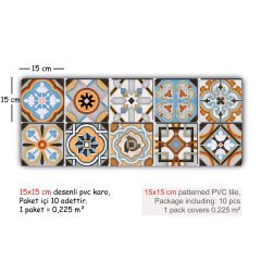 Tink Self Adhesive Moroccan 2 Decorative Mini PVC Tile Covering