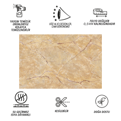 Tink Traverten Mermer Görünümlü Panel Pvc 41X62 cm