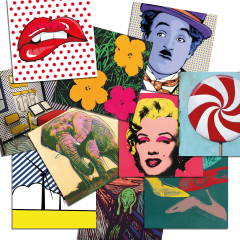 Tink Kendinden Yapışkanlı Popart3 Desenli Pvc Karo Kaplama