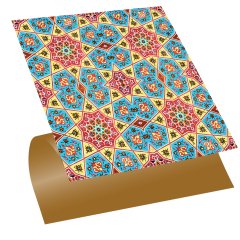 Tink Kendinden Yapışkanlı Selçuklu Yıldızı 30x30 cm Pvc Kaplama