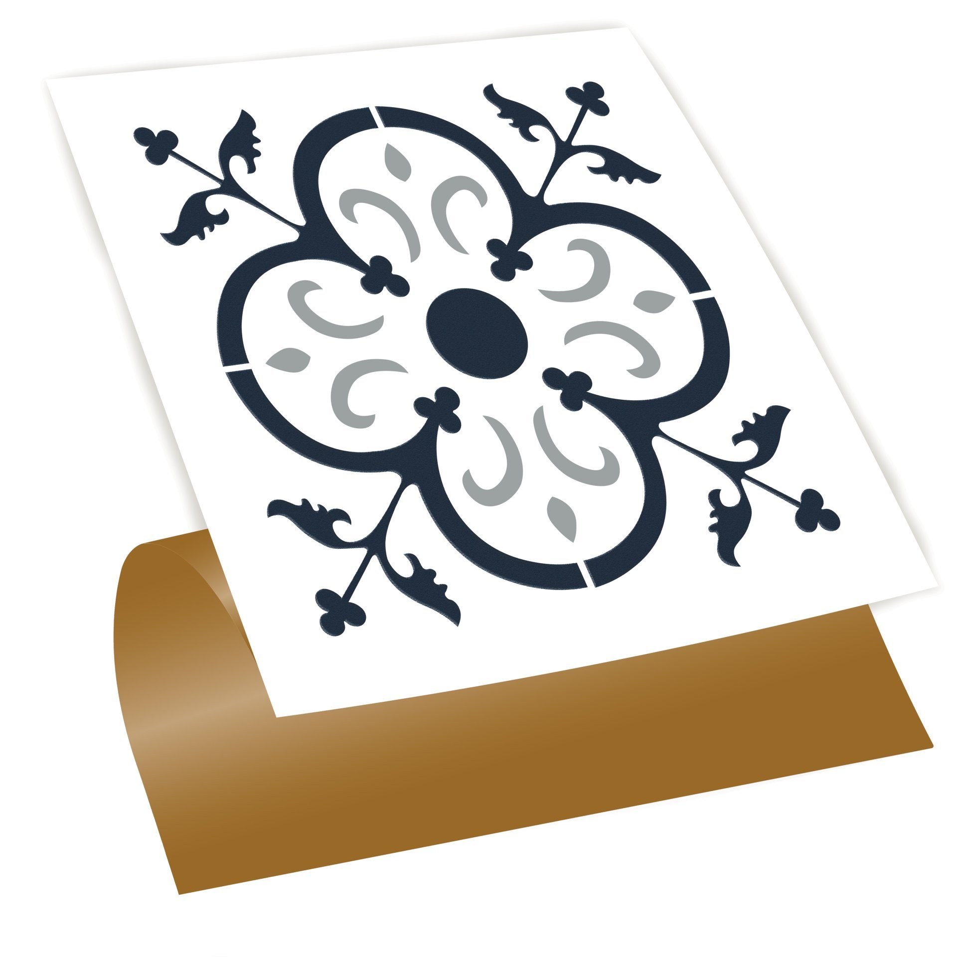 Tink Kendinden Yapışkanlı Solo Fas Desenli 30x30 cm Pvc Yer Duvar Döşemesi