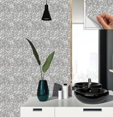 Tink Kendinden Yapışkanlı Terrazzo 30x30 cm Pvc Kaplama
