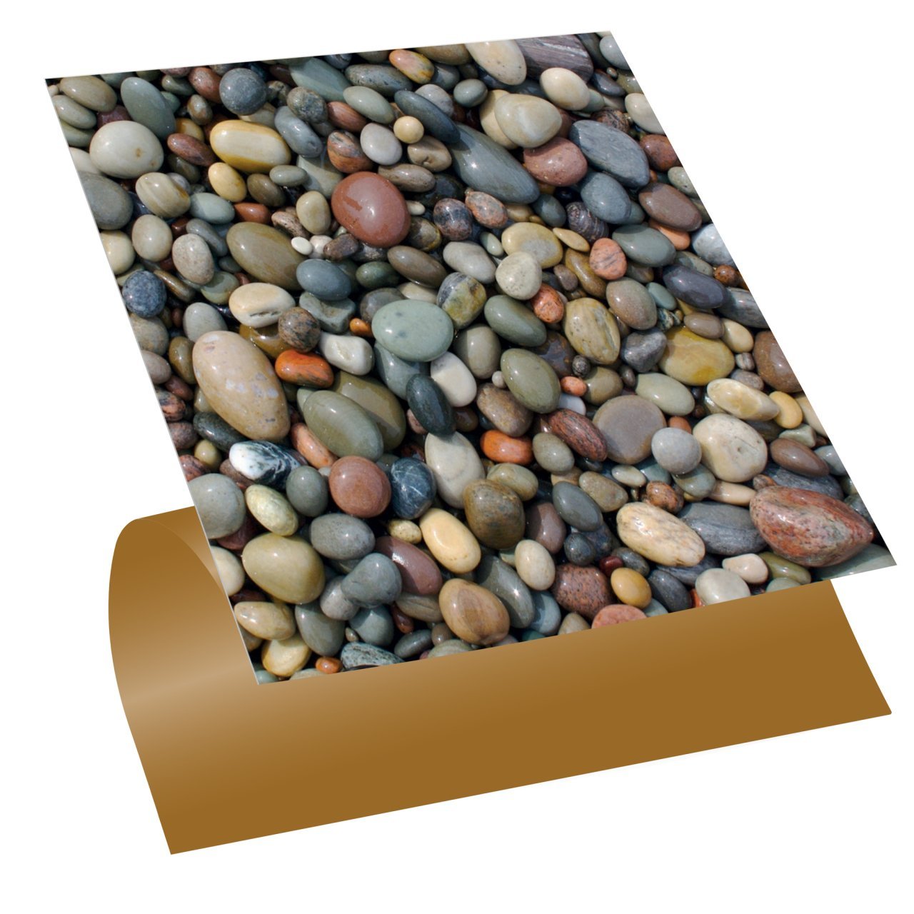 Tink Kendinden Yapışkanlı Çakıl Taşı 30x30 cm Pvc Kaplama 1 m2 (11 Adet)