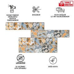 Tink Kendinden Yapışkanlı Fas 5 Dekoratif Mini Pvc Döşeme