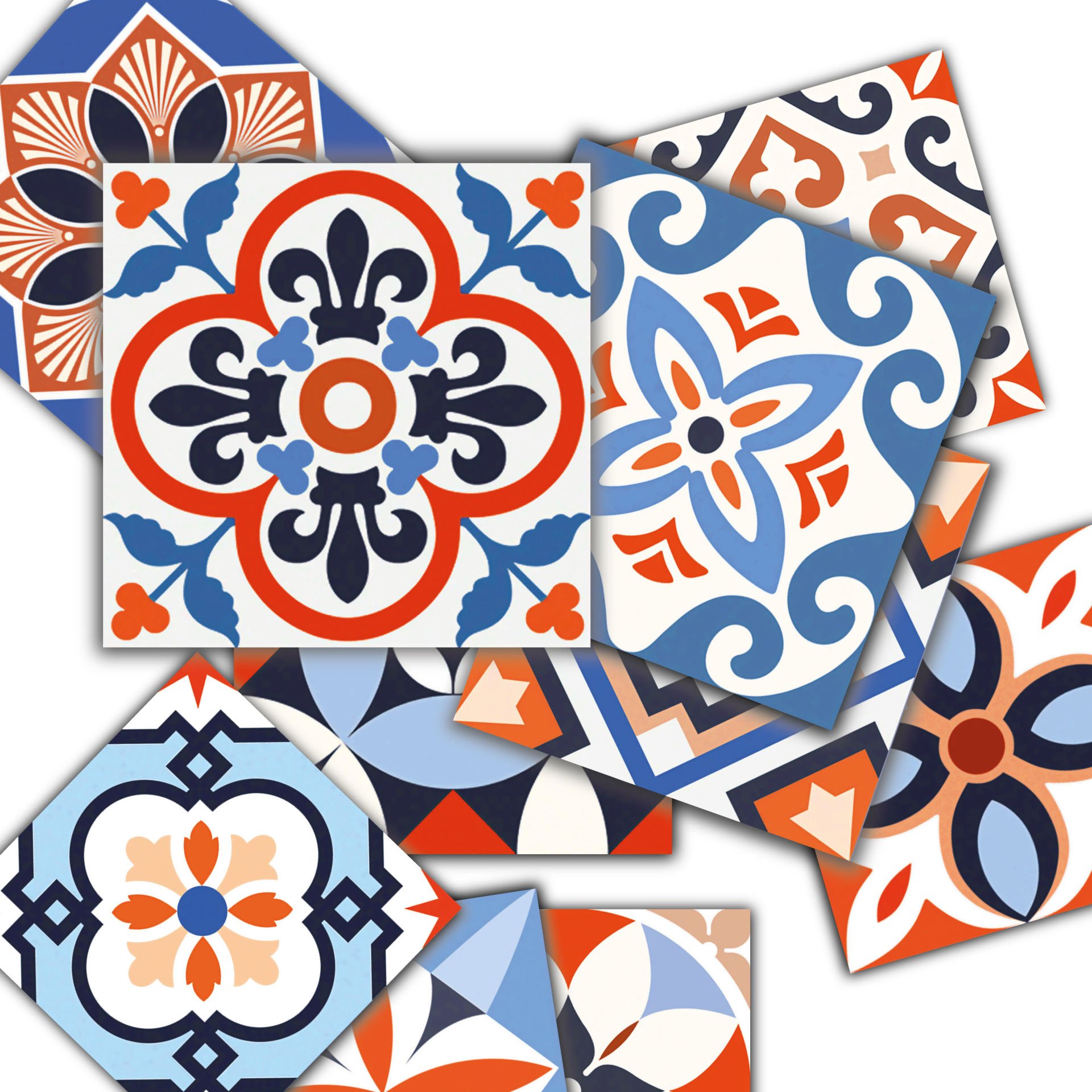 Tink Kendinden Yapışkanlı Karma Meksika Dekoratif Mini Pvc Karo Kaplama