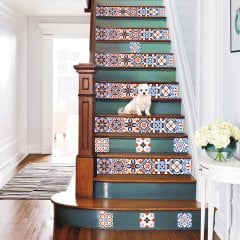 Tink Kendinden Yapışkanlı Karma Meksika Dekoratif Mini Pvc Karo Kaplama