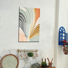 Tink Modern Dekoratif Tablo, Cam Görünümlü, Yapışkanlı, Kolay Montaj, UV Baskılı TT1002