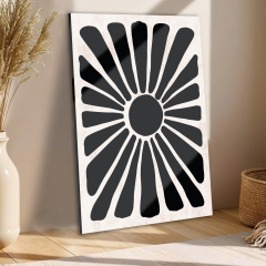 Tink Modern Dekoratif Tablo, Cam Görünümlü, Yapışkanlı, Kolay Montaj, UV Baskılı TT1004