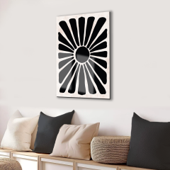 Tink Modern Dekoratif Tablo, Cam Görünümlü, Yapışkanlı, Kolay Montaj, UV Baskılı TT1004