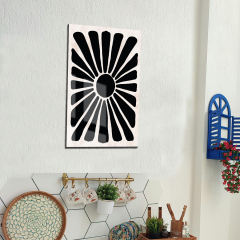 Tink Modern Dekoratif Tablo, Cam Görünümlü, Yapışkanlı, Kolay Montaj, UV Baskılı TT1004