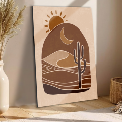 Tink Modern Dekoratif Tablo, Cam Görünümlü, Yapışkanlı, Kolay Montaj, UV Baskılı TT1005