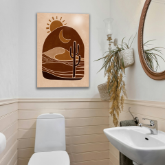 Tink Modern Dekoratif Tablo, Cam Görünümlü, Yapışkanlı, Kolay Montaj, UV Baskılı TT1005