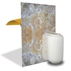 Tink Cappuccino Mermer Desenli Pvc Panel 41X62 cm
