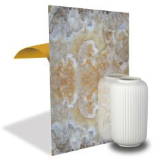 Tink Cappuccino Mermer Desenli Pvc Panel 41X62 cm