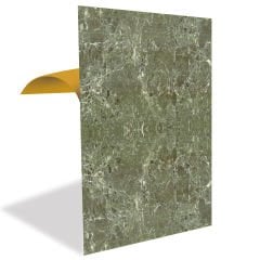 Tink Brown-Green Marble Patterned PVC Panel 41X62 cm