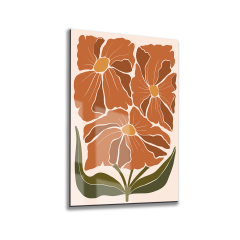 Tink Modern Dekoratif Tablo, Cam Görünümlü, Yapışkanlı, Kolay Montaj, UV Baskılı TT1006