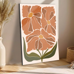 Tink Modern Dekoratif Tablo, Cam Görünümlü, Yapışkanlı, Kolay Montaj, UV Baskılı TT1006