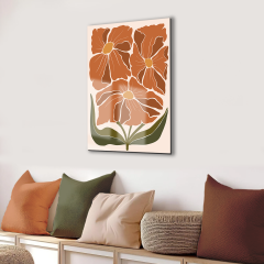 Tink Modern Dekoratif Tablo, Cam Görünümlü, Yapışkanlı, Kolay Montaj, UV Baskılı TT1006