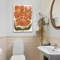 Tink Modern Dekoratif Tablo, Cam Görünümlü, Yapışkanlı, Kolay Montaj, UV Baskılı TT1006