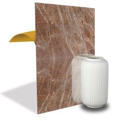 Tink Kahverengi Ağlı Mermer Desenli Pvc Panel 41X62 cm