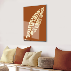 Tink Modern Dekoratif Tablo, Cam Görünümlü, Yapışkanlı, Kolay Montaj, UV Baskılı TT1007