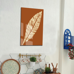 Tink Modern Dekoratif Tablo, Cam Görünümlü, Yapışkanlı, Kolay Montaj, UV Baskılı TT1007