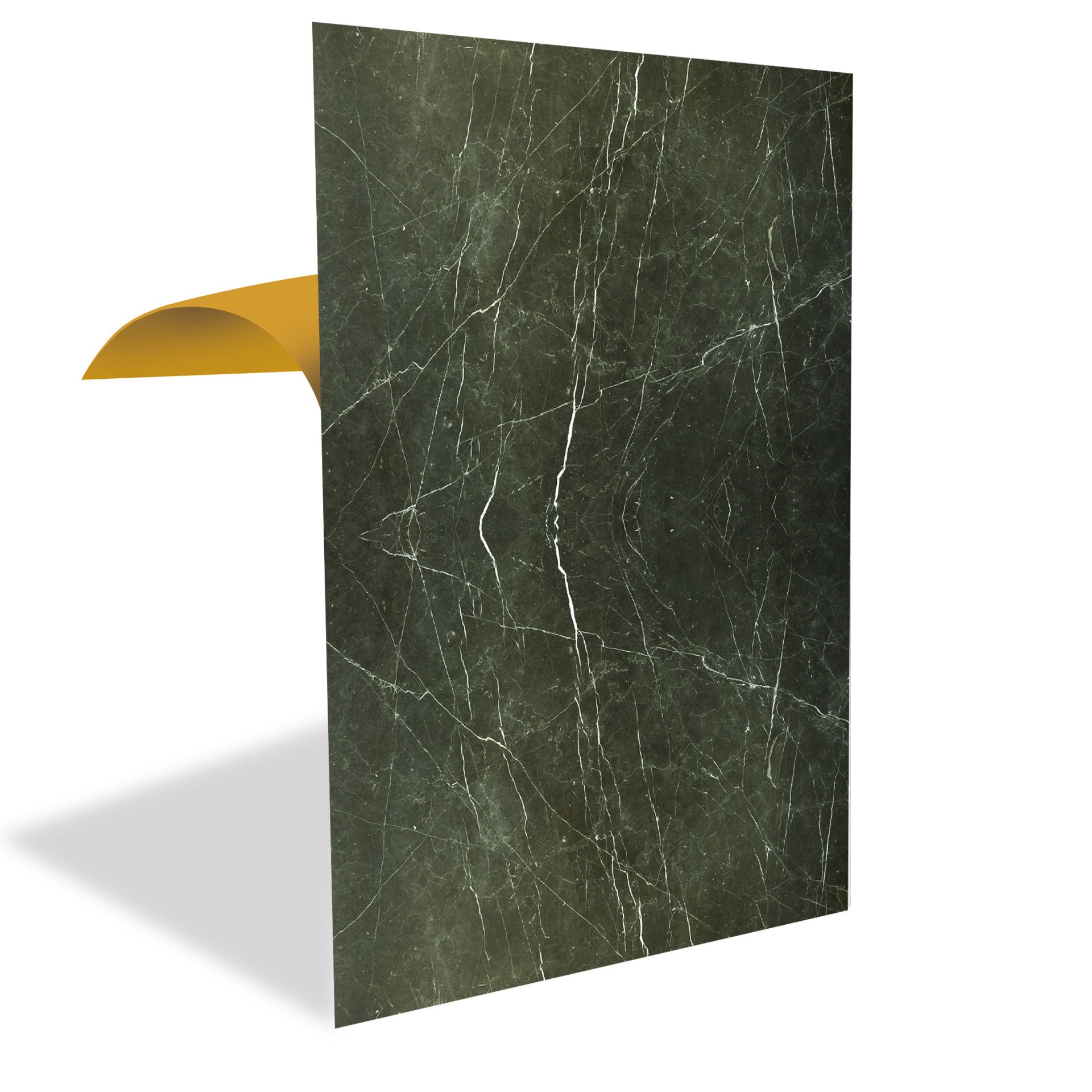 Tink Siyah Yeşil Mermer Desenli Pvc Panel 41X62 cm 1 m² (4 Adet)